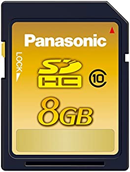 【中古】パナソニック 8GB SDHCメモリーカード CLASS10 RP-SDWA08GJK