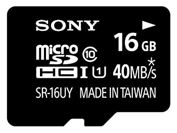 【中古】（非常に良い）ソニー SONY microSDHCカード 16GB Class10 UHS-I対応 SDカードアダプタ付属 SR-16UYA []
