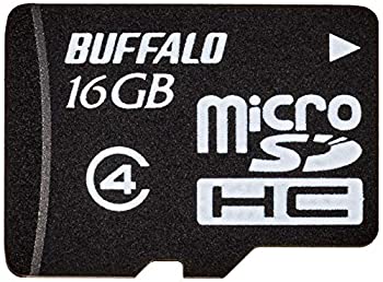 【中古】BUFFALO 防水仕様 Class4対応 microSDHC 16GB RMSD-BS16GB