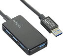 yÁzGR USB3.0 nu 4|[g oXp[ ^ubg ubN U3H-A411BBK