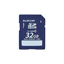 【中古】(非常に良い)エレコム SDHCカード 32GB class10 データ復旧サービス付 MF-FSD032GC10R