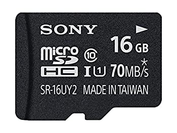 【中古】（非常に良い）ソニー microSDHCカード 16GB Class10 UHS-I対応 SDカードアダプタ付属 SR-16UY2A []