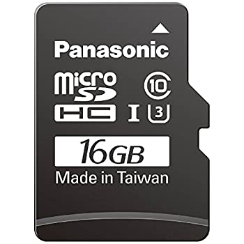 【中古】（非常に良い）パナソニック 16GB microSDHC UHS-I カード RP-SMGB16GJK