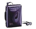 【中古】Panasonic FM/AMチューナー内蔵 ポータブルステレオラジオカセットプレーヤー RQ-V35-K ブラック