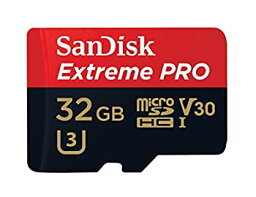 【中古】32GB SanDisk サンディスク Extreme Pro microSDHCカード UHS-I U3 V30対応 633倍速 R:95MB/s 海外リテール SDSQXXG-032G-GN6MA