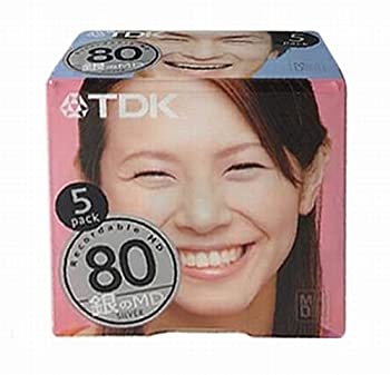 【中古】TDK 録音用MD(ミニディスク) 銀のMD 80分 5枚 MD-KG80SX5N