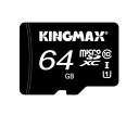【中古】(非常に良い)KINGMAX microSDXCカード 64GB Class10 UHS-I 対応 SD変換アダプター付属 スマホ カメラ タブレット ...