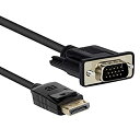 【中古】DisplayPort VGA変換 ケーブル DP to VGA 変換ケーブル 1.8m 標準 DP-VGA ケーブル 1080P ディスプレイポート 変換 DP (オス) - VGA(オス)(2)