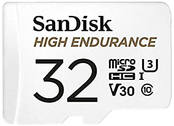 【中古】（非常に良い）「 サンディスク 」 2年 ドライブレコーダー対応 microSDカード 32GB UHS-I Class10 U3 V30対応 SDSQQNR-032G-GHEIA エコパッケージ