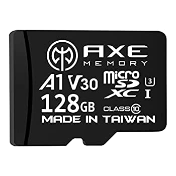 【中古】（非常に良い）AXE microSD 128GB マイクロsdカード Nintendo Switch SDカード V30 UHS-I U3 A1 C10 4K UHD動画対応 転送速度95MB/S 高速 microSDXC SDアダプタ