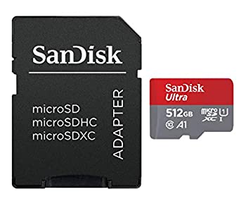 【中古】（非常に良い）サンディスク microSD 512GB UHS-I Class10 読取り最大100MB/s 「 Nintendo Switch メーカー動作確認済」SanDisk Ultra SDSQUAR-512G-EPK エコパ
