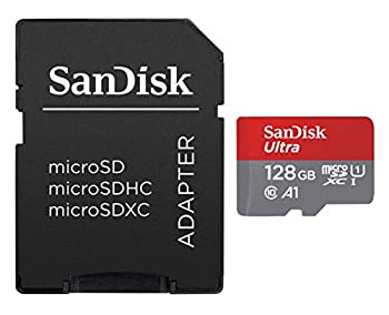 【中古】（非常に良い）サンディスク microSD 128GB UHS-I Class10 読取り最大100MB/s 「Nintendo Switch メーカー動作確認済」 SanDisk Ultra SDSQUAR-128G-EPK エコパ