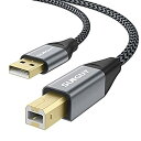 【中古】(非常に良い)SUNGUY プリンターUSBケーブル 0.5M タイプAオス-タイプBオス USB2.0ケーブル 金メッキコネクタ 短い パソコンと プ...