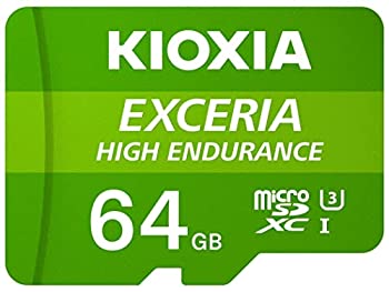 【中古】（非常に良い）KIOXIA(キオクシア) 旧東芝メモリ microSDXCカード 64GB 高耐久 ドライブレコーダー対応 UHS-I U3 V30 Class10 最大読出速度100MB/s 国内サポー