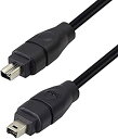 【中古】SinLoon firewire400 ケーブル i.link ケーブル dvケーブルIEEE1394端子 4ピン⇔4ピン パソコン、周辺機器、デジタルビデオカメラ 用 長さ1.8m(2)