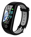 【中古】スマートウォッチ PUZESHUN 万歩計 活動量計 歩数計 多機能 腕時計 1.14 HDカラー画面 IP68防水 明度調整 男性用および女性用のスポーツウォッチ