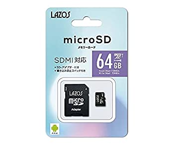 【中古】マイクロSDカード 64GB L-64MSD10-U3