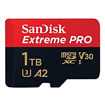 【中古】（非常に良い）SanDisk microSDXC UHS-I カード 1TB Extreme PRO 超高速タイプ（読込最大200MB/s 書込最大140MB/s）サンディスク エクストリームプロ SDSQXCD-1