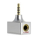 【中古】okcsc AD4T 変換プラグ イヤホン・ヘッドホン用 2.5mm(オス) to 4.4mm(メス) MP3プレーヤー、スマホ、DAC/ヘッドホンアン...