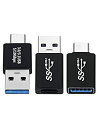 【中古】BOOBRIE タイプCUSB変換アダプターセットType-Cメス⇔USB-A3.0オス⇔Type-Cオス⇔USB-A3.0メスアダプター携帯電話充電お...