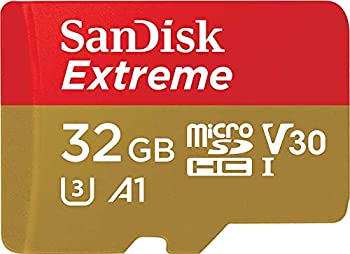 yÁzu TfBXN v microSD 32GB UHS-I U3 V30 ő60MB/s Full HD & 4K SanDisk Extreme SDSQXAT-032G-GH3MA VpbP[W