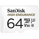 【中古】SanDisk 「 サンディスク 」メーカー 2年 ドライブレコーダー対応 microSDカード 64GB UHS-I Class10 U3 V30対応...