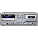 【中古】(非常に良い)TEAC CD/カセットレコーダー USB接続対応 シルバー AD-RW900-S