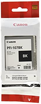 šCanon PFI-107 BK - 130 ml - photo black - original - ink tank - for imagePROGRAF iPF670, iPF680, iPF685, iPF770, iPF780, iPF785