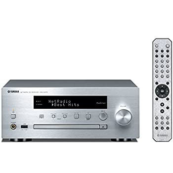 【中古】（非常に良い）ヤマハ ネットワーク CDレシーバー AirPlay/MusicCast 対応 Wi-Fi内蔵 シルバー CRX-N470(S)