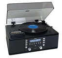 【中古】teac 簡単にファイナライズできる 33/45/78回転ターンテーブル/カセットプレーヤー/CDレコーダー 一体型 LP-R450 オリジナ布ダストカ...