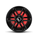 【中古】Rockford Fosgate M2D2-10IB Color Optix 10インチ DVC 2オーム インフィニットバッフル マルチカラーLEDライト付きマリンサブウーファー ブラッ