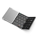 【中古】(非常に良い)iClever Bluetooth キーボード 折りたたみ式 薄型 スマホ タブレット 専用 無線 ワイヤレス コンパクトキーボード ポー...