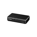 【中古】(非常に良い)BUFFALO Giga対応 プラスチック筐体 AC電源 5ポート LSW6-GT-5EPL/BK ブラック スイッチングハブ ローコスト...