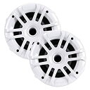 【中古】Memphis MXA82TW 8インチ 150W RMS マリンタワースピーカー (ホワイト)