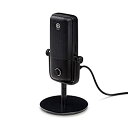 【中古】Elgato Wave:1 - 最高級カーディオイドUSBコンデンサーマイク, 配信、ゲーミング、ホームオフィスに最適, のミキサーソフトウェア, サウ...