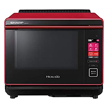 【中古】シャープ スチームオーブンレンジ ヘルシオ 30L コンベクション 2段調理 レッド AX-XA10-R