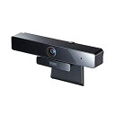 【中古】サンワサプライ WEBカメラ 500万画素 広角レンズ 有線USB接続 マイク内蔵 ブラック CMS-V51BK