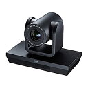 【中古】サンワサプライ WEBカメラ 10倍ズーム搭載 USB A接続 210万画素 リモコン操作可能 CMS-V54BK
