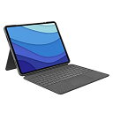 【中古】（非常に良い）ロジクール Logicool iPad Pro 12.9インチ 第6世代 第5世代 対応 トラックパッド付き キーボード付きケース Combo Touch iK1275GRA 日本語キーボ