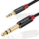 【中古】SHULIANCABLE 3.5mm to 6.35mmステレオ オーディオ変換ケーブル ,対応 スマートフォン PC CDプレーヤー スピーカー アン...