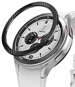 【中古】「Ringke」Samsung Galaxy Watch 4 Classic 42mm ケース ステンレス製 バンパー カスタム 保護 フレーム 簡単取り付け メタリック 超薄型 カバー