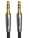【中古】UGREEN 3.5mm オーディオケーブル オスオス 高耐久ナイロン auxケーブル 3.5mmステレオミニプラグ ヘッドホンケーブル ナイロン編み ...