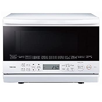 【中古】東芝 ER-X60-W (グランホワイト) 石窯オーブン 角皿式 スチームオーブン レンジ 23L