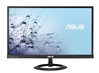 【中古】ASUS スリムベゼル AH-IPSパネル VXシリーズ 23型フルHDディスプレイ(広視野角178° / HDMI×2,DVI×1 / スピーカー内蔵 / ブラック / ノングレ