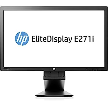 【中古】HP EliteDisplay e271i???LEDモニタ???27?" ( d7z72?a8?# ABA ) -
