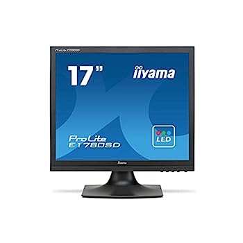 【中古】iiyama モニター ディスプレイ E1780SD-B1 (17インチ/スクエア(SXGA)/TN/D-sub,DVI-D/3年)