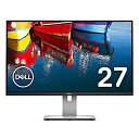 【中古】Dell モニター 27インチ 超広視野角&スリムベゼル/WQHD/IPS 非光沢/フリッカーフリー/DP,mDP,HDMIx2/高さ調整 回転/プレミアムパネル3年 U2715H