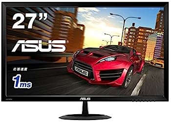 【中古】ASUS ゲーミングモニター 27型フルHDディスプレイ (フリッカーフリー / 1,920x1,080 / HDMI×2,D-sub/スピーカー内蔵 / 3年) VX278H