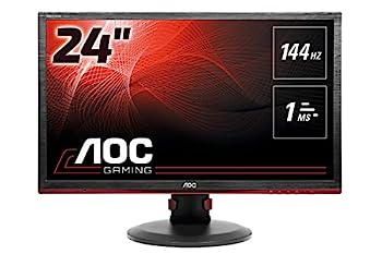 【中古】(非常に良い)AOC G2460PF 24-Inch Free Sync Gaming LED Monitor, Full HD (1920 x 1080), 144hz, 1ms by AOC