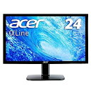 【中古】Acer モニター ディスプレイ AlphaLine 24インチ KA240Hbmidx フルHD TN HDMI DVI D-Sub スピーカー内蔵 ブルーライト軽減 VESA対応(2)